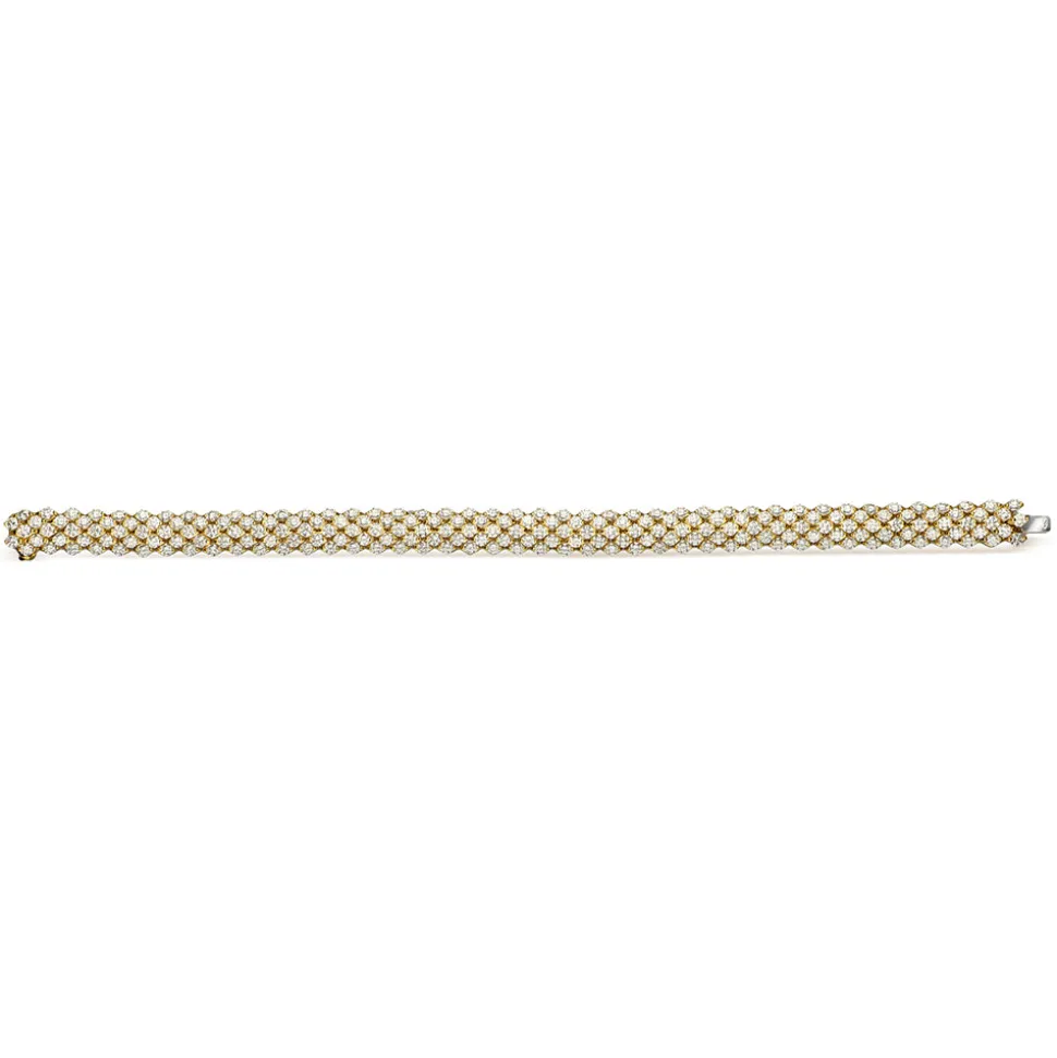 10.66 Diamond Yellow Gold Bracelet