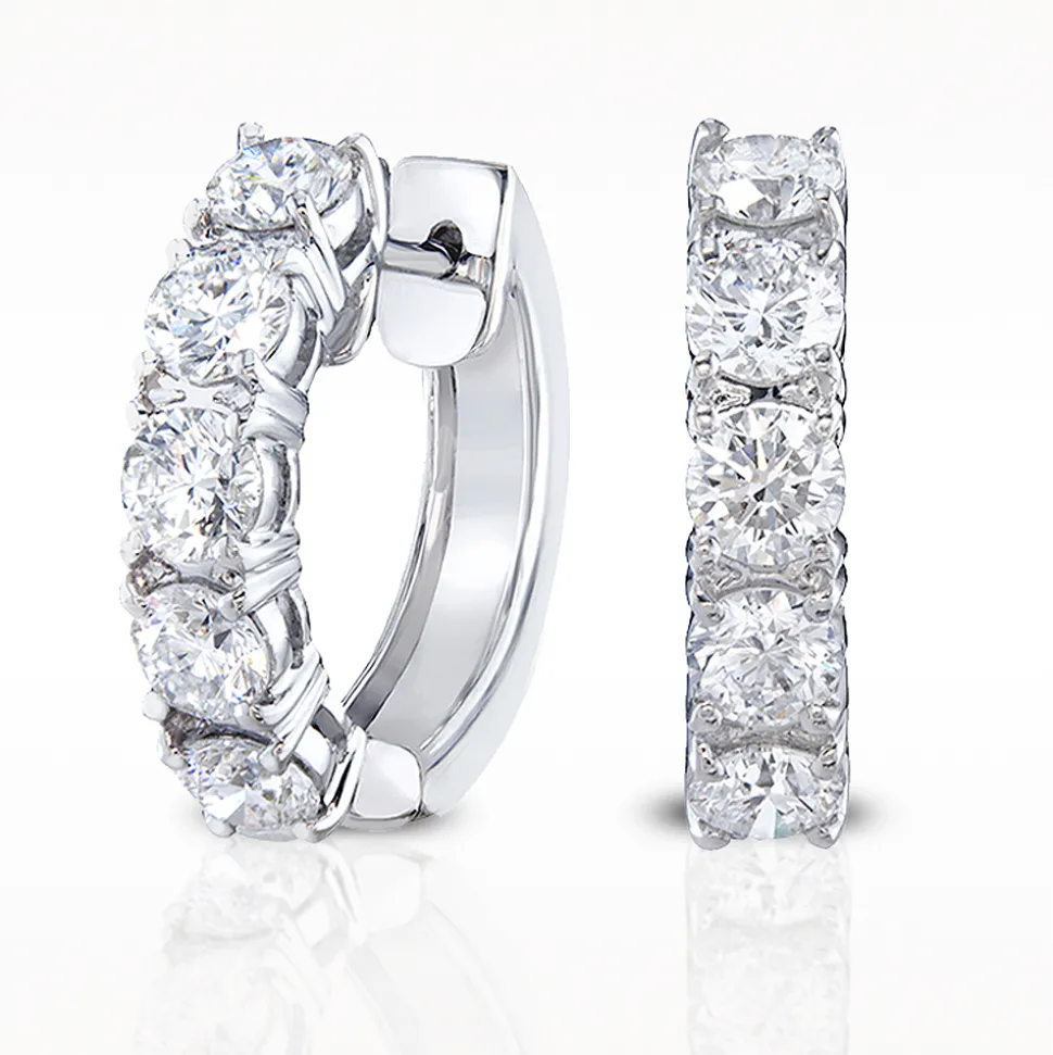Eternal 1.80ct Diamond White Gold Earrings