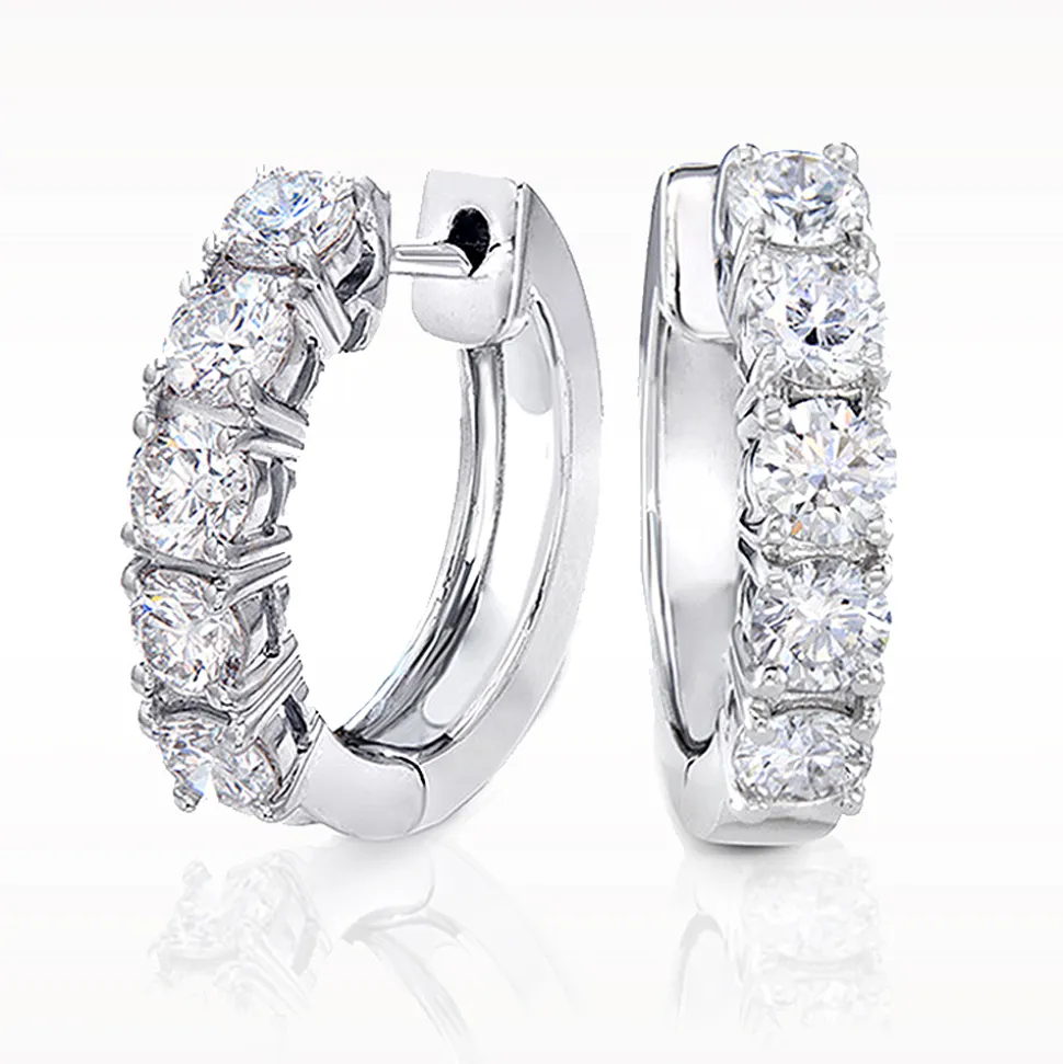 Eternal 1.20ct Diamond White Gold Earrings