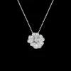 Flora 0.33ct Diamond White Gold Necklace