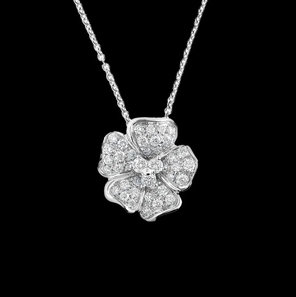 Flora 0.64ct Diamond White Gold Necklace