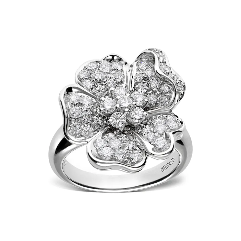 Flora 1.24ct Diamond White Gold Ring