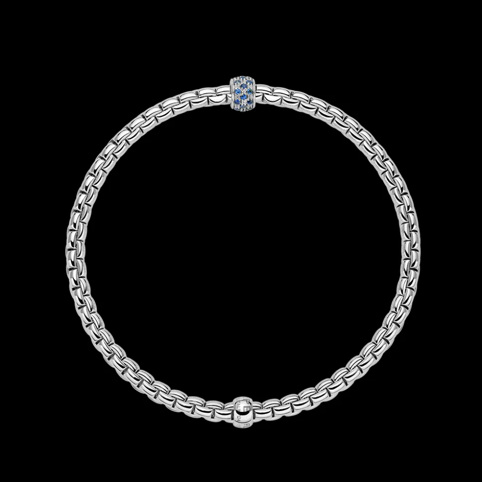 FOPE Eka Flex'it Bracelet with Sapphire Pavé