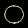 FOPE Eka Flex'it Bracelet with Pink Sapphire Pavé