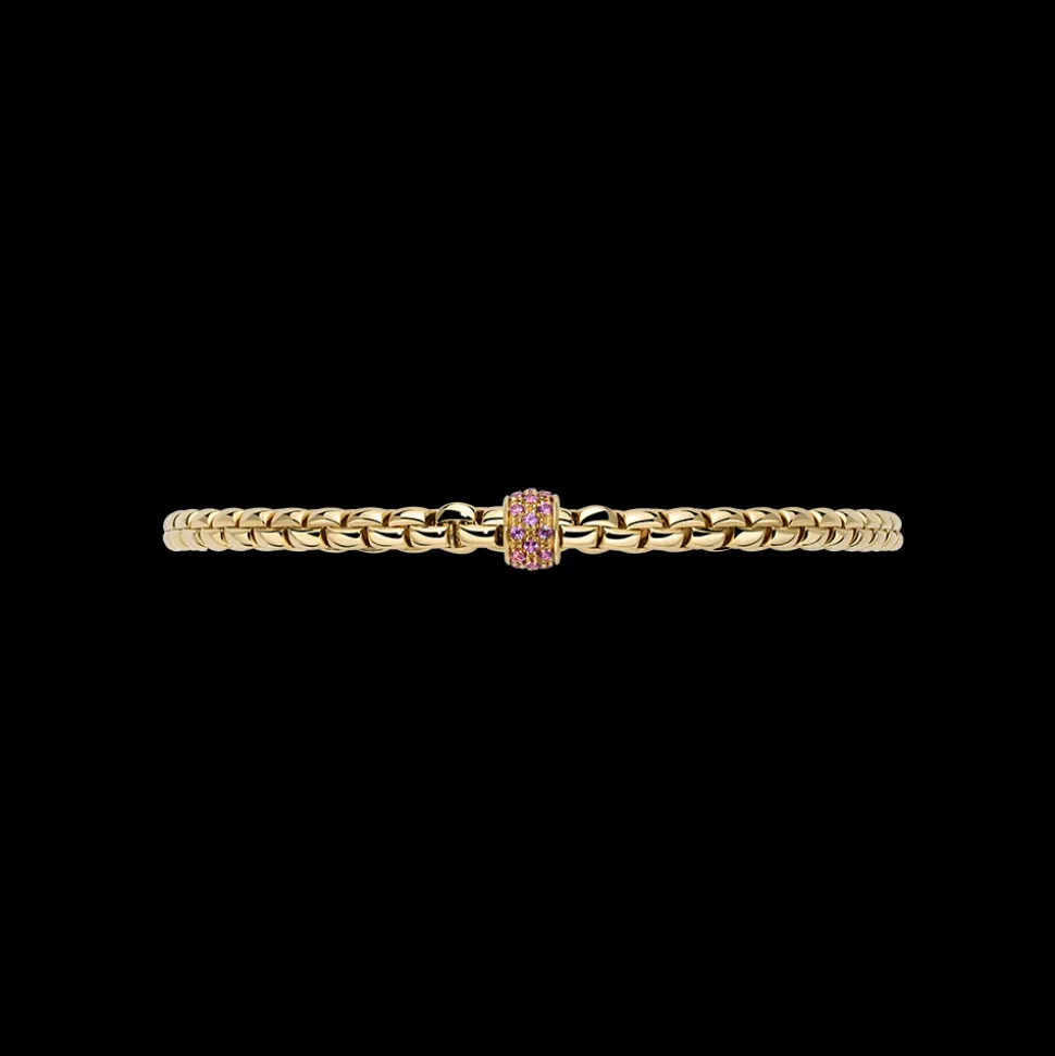 FOPE Eka Flex'it Bracelet with Pink Sapphire Pavé