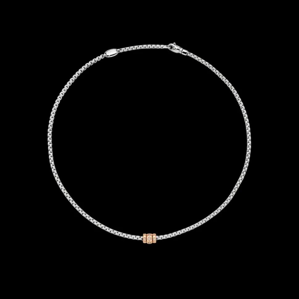 FOPE Eka Necklace with Rhombus-Set Diamonds