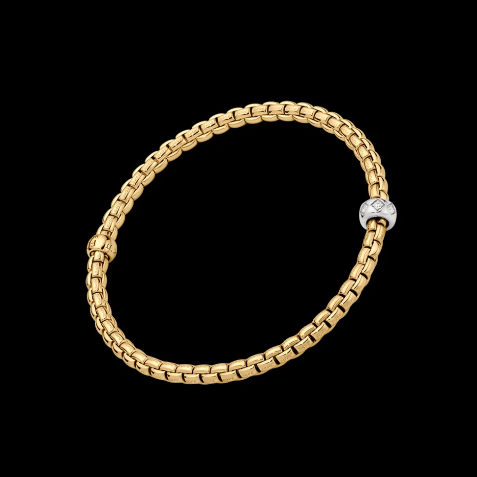 FOPE Flex'It Bracelet with Rhombus-Set Diamonds