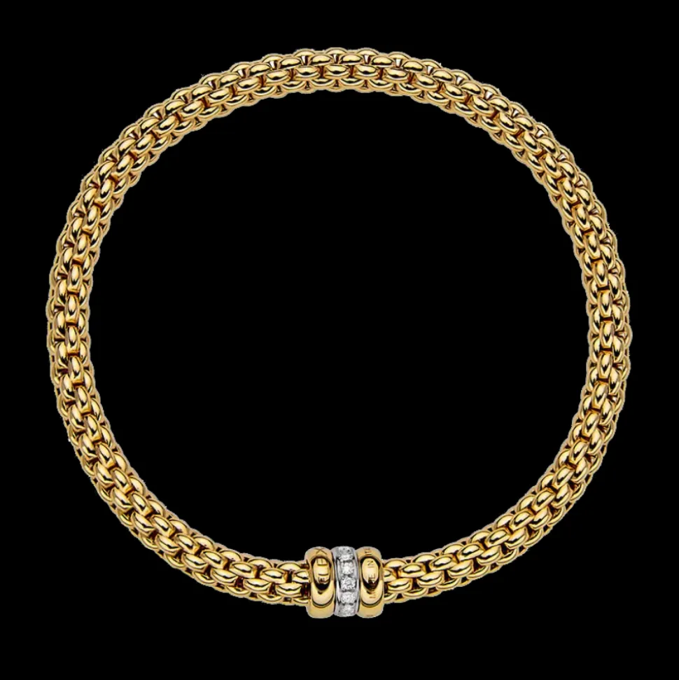 FOPE Solo Flex'it Bracelet with Diamonds
