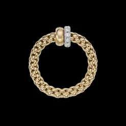 FOPE Solo Flex'it Ring with Diamond Pavé