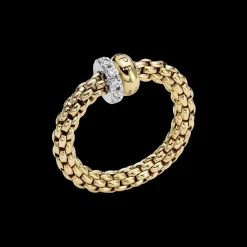 FOPE Solo Flex'it Ring with Diamond Pavé
