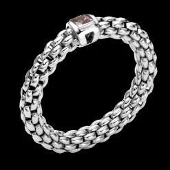 FOPE Souls Flex'It Ring With Pink Sapphire
