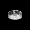 Gucci GG Marmont Silver Ring Size 15