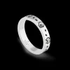 Gucci Ghost Silver Ring Size 17