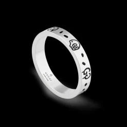 Gucci Ghost Silver Ring Size 15