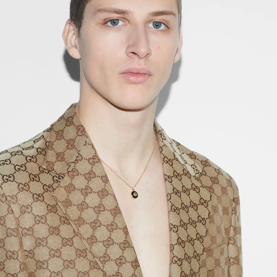 Gucci Interlocking 18ct Yellow Gold Chain Necklace