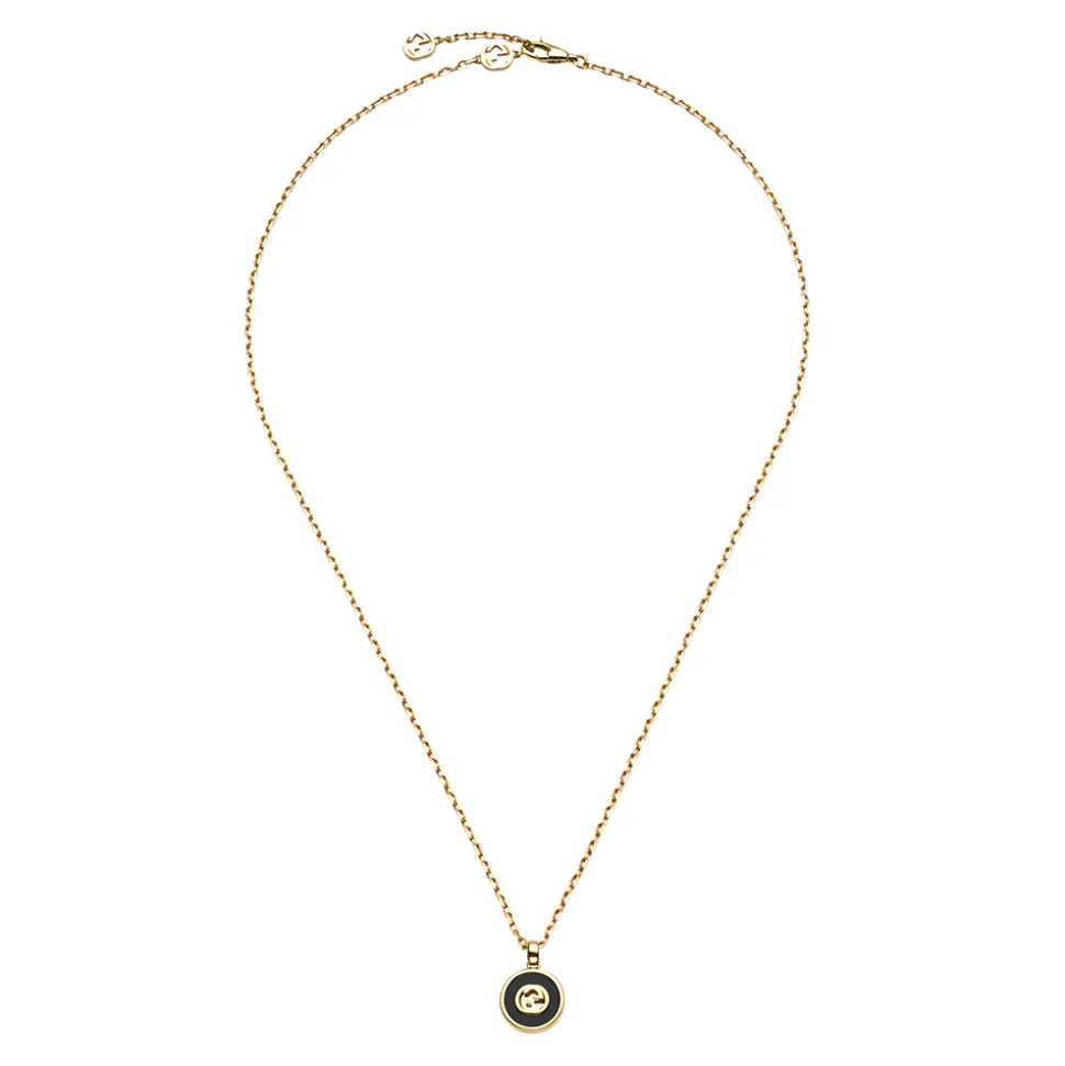 Gucci Interlocking 18ct Yellow Gold Chain Necklace