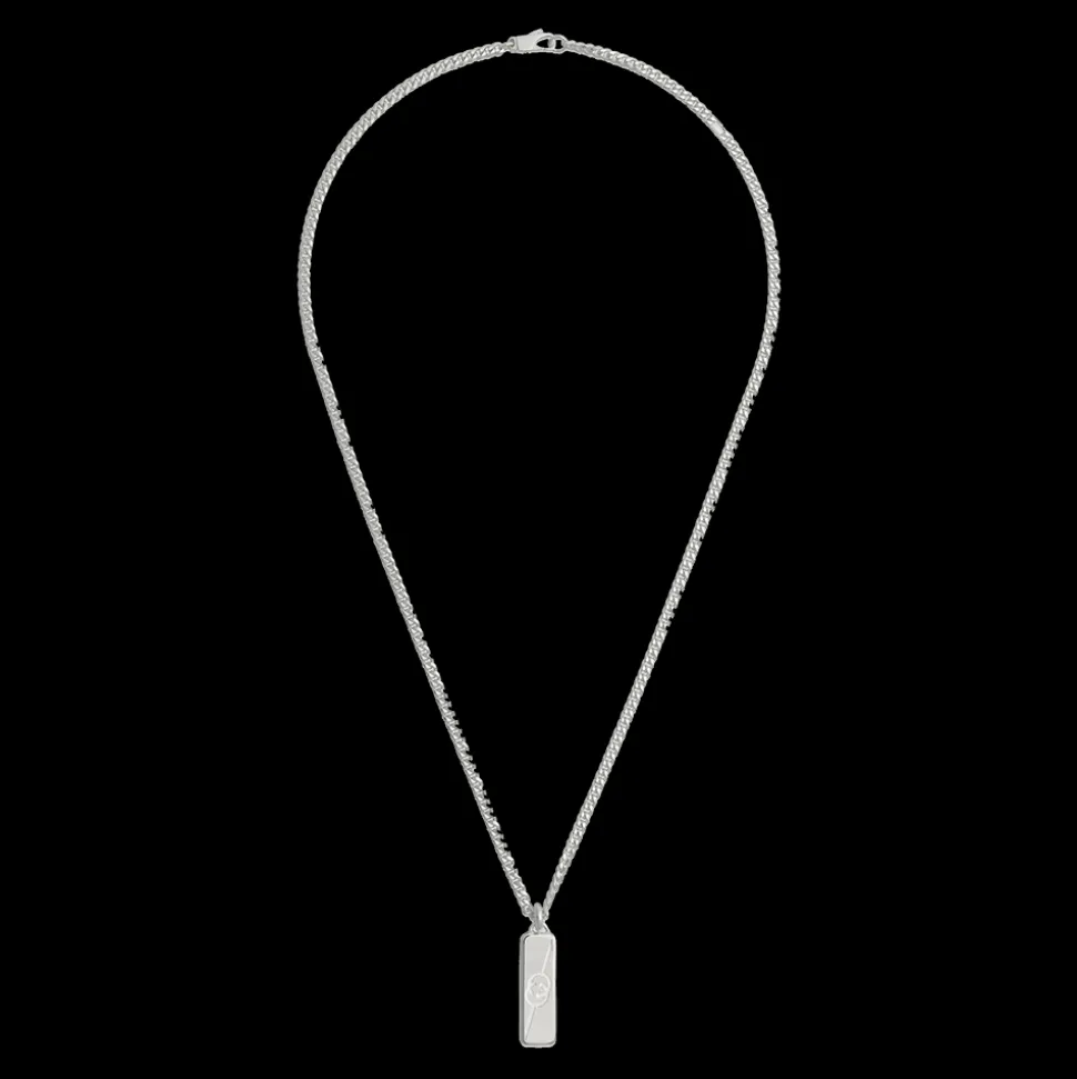 Gucci Interlocking Diagonal Necklace