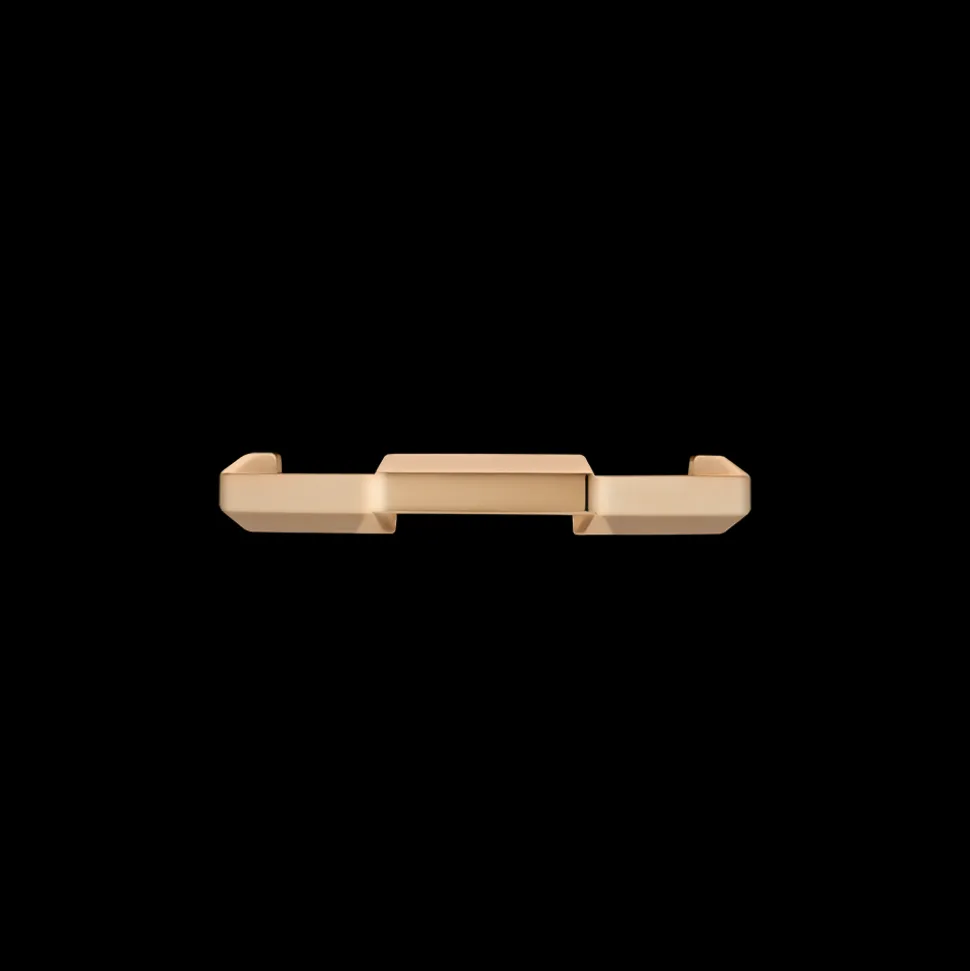 Gucci Link to Love 18ct Rose Gold Mirrored Ring Size 14