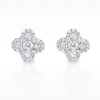 Illusion 18ct White Gold 0.80ct Diamond Earrings