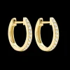 Kiki McDonough Classic Diamond Hoops