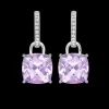 Kiki McDonough Classic Purple Amethyst and Diamond Earrings