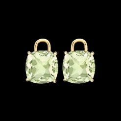 Kiki McDonough Cushion Green Amethyst Detachable Drops