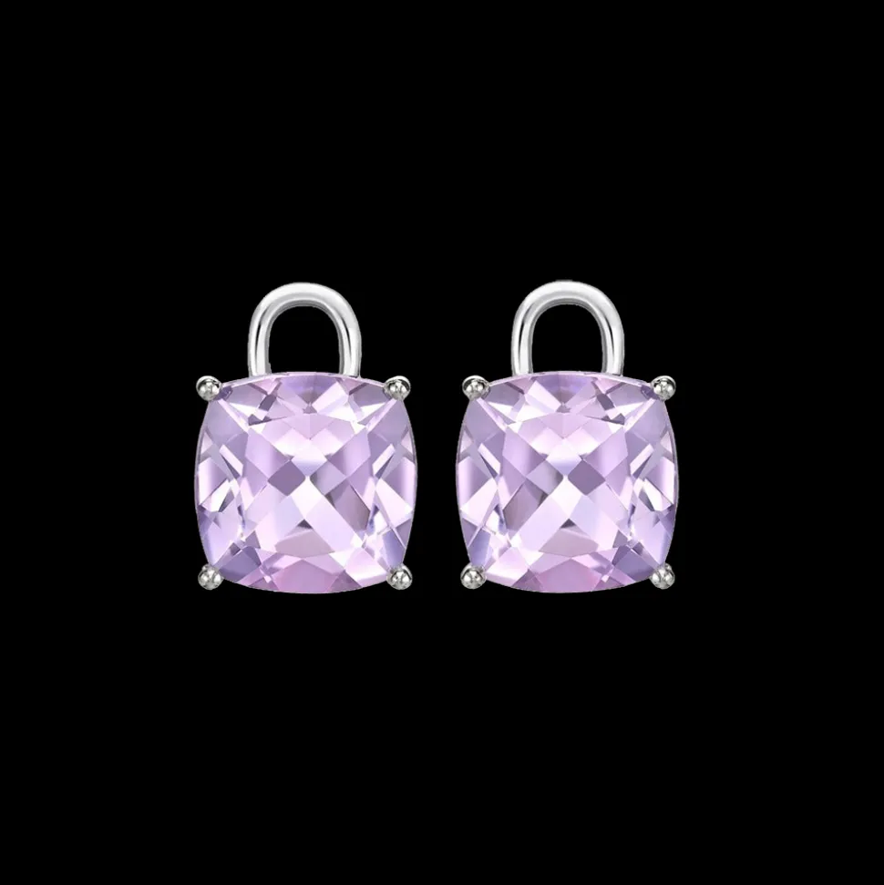 Kiki McDonough Cushion Lavender Amethyst Drops