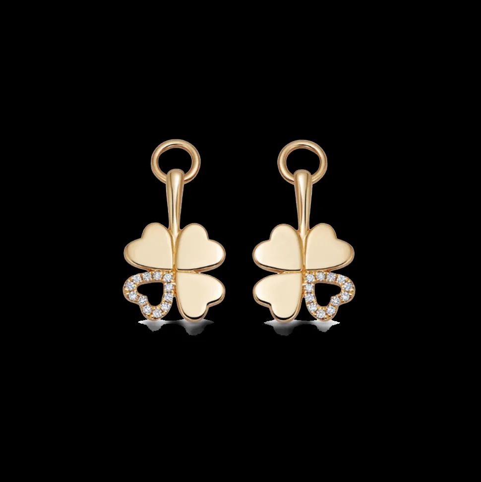 Kiki McDonough Four Leaf Clover Detachable Drops
