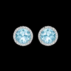Kiki McDonough Grace Blue Topaz Stud Earrings