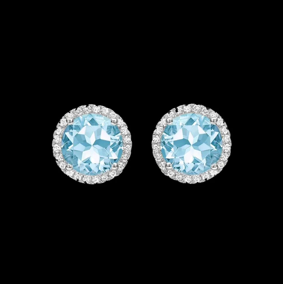 Kiki McDonough Grace Blue Topaz Stud Earrings