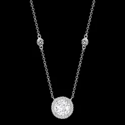 Kiki McDonough Grace White Topaz and Diamond Necklace