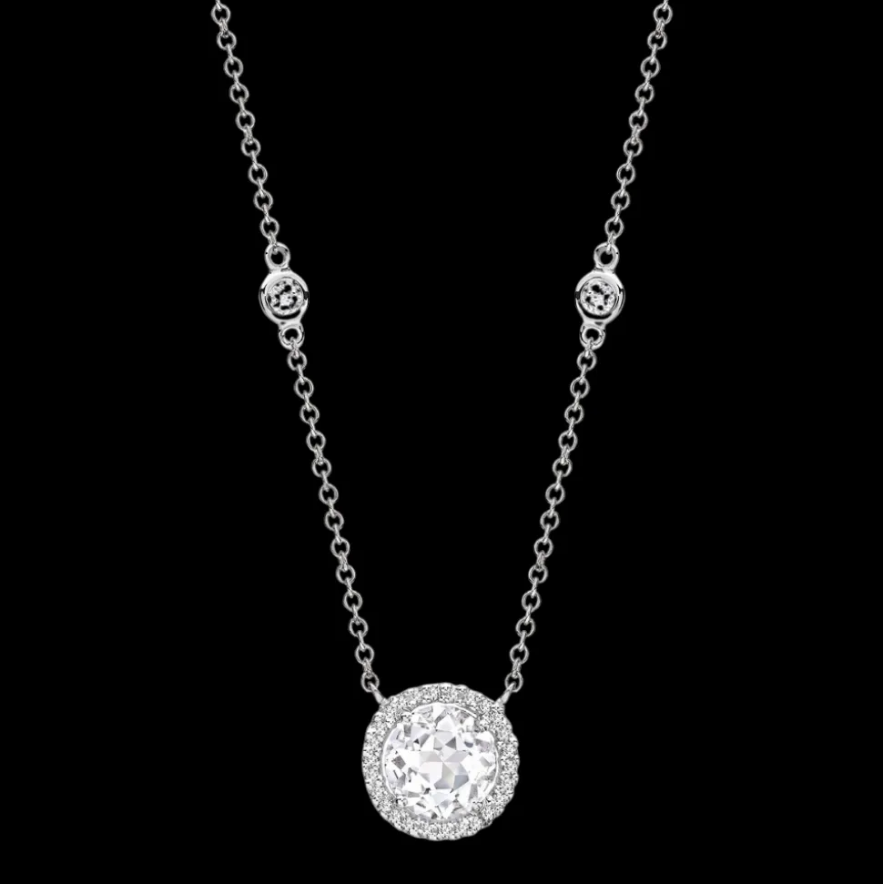 Kiki McDonough Grace White Topaz and Diamond Necklace