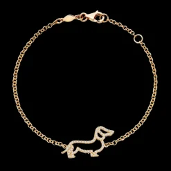 Kiki McDonough Memories Diamond Dachshund Bracelet