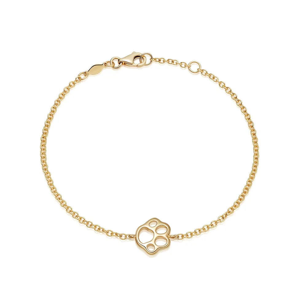 Kiki McDonough Memories Plain Paw Print Bracelet