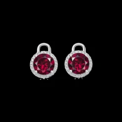 Kiki McDonough Special Edition Grace Rhodolite Garnet & Diamond Mini Detachable Drops