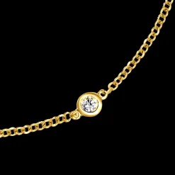 Love Diamonds 0.25ct Diamond Yellow Gold Bracelet