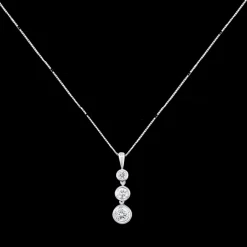 Love Diamonds 0.33ct Diamond White Gold Necklace