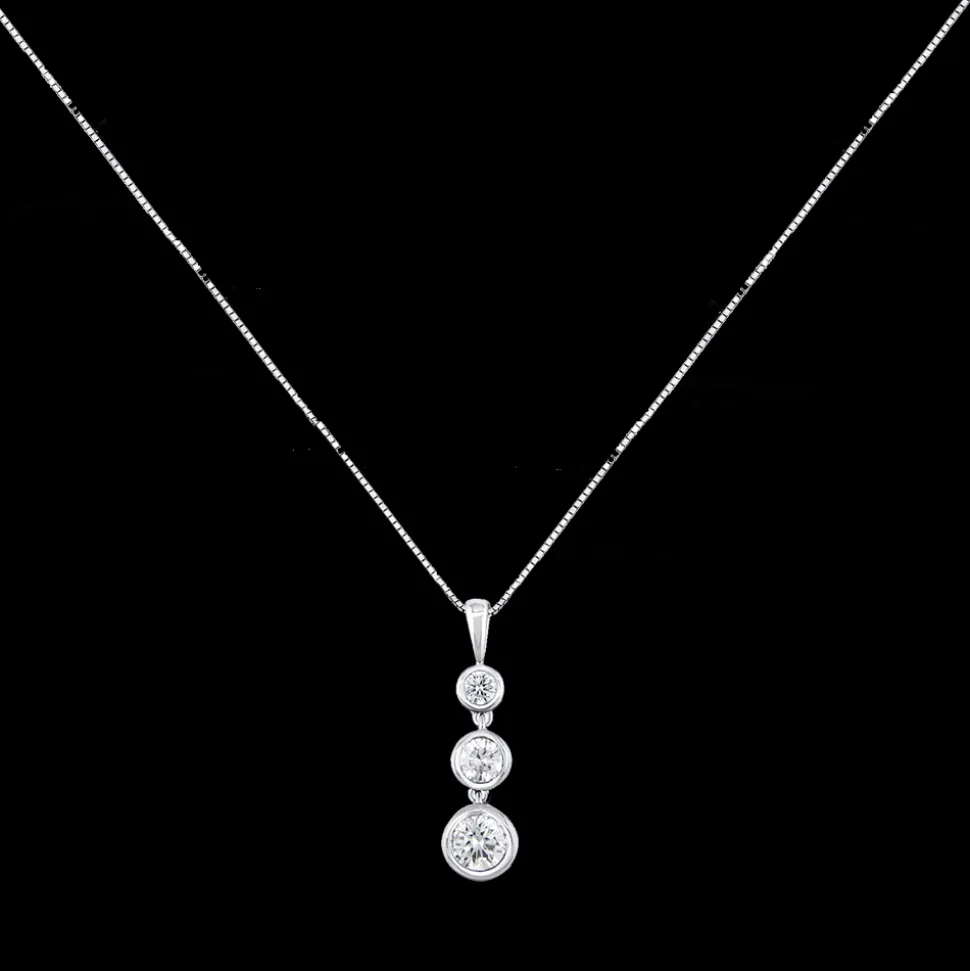 Love Diamonds 0.33ct Diamond White Gold Necklace