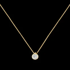 Love Diamonds 0.25ct Diamond Yellow Gold Necklace