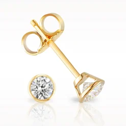 Love Diamonds 0.20ct Yellow Gold Earrings