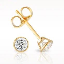 Love Diamonds 0.30ct Yellow Gold Earrings