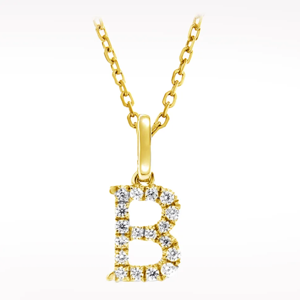 Love Letters B Necklace