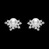 Mikimoto Pearl And Diamond Earrings