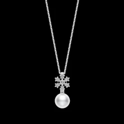 Mikimoto Pearl And Diamond Pendant