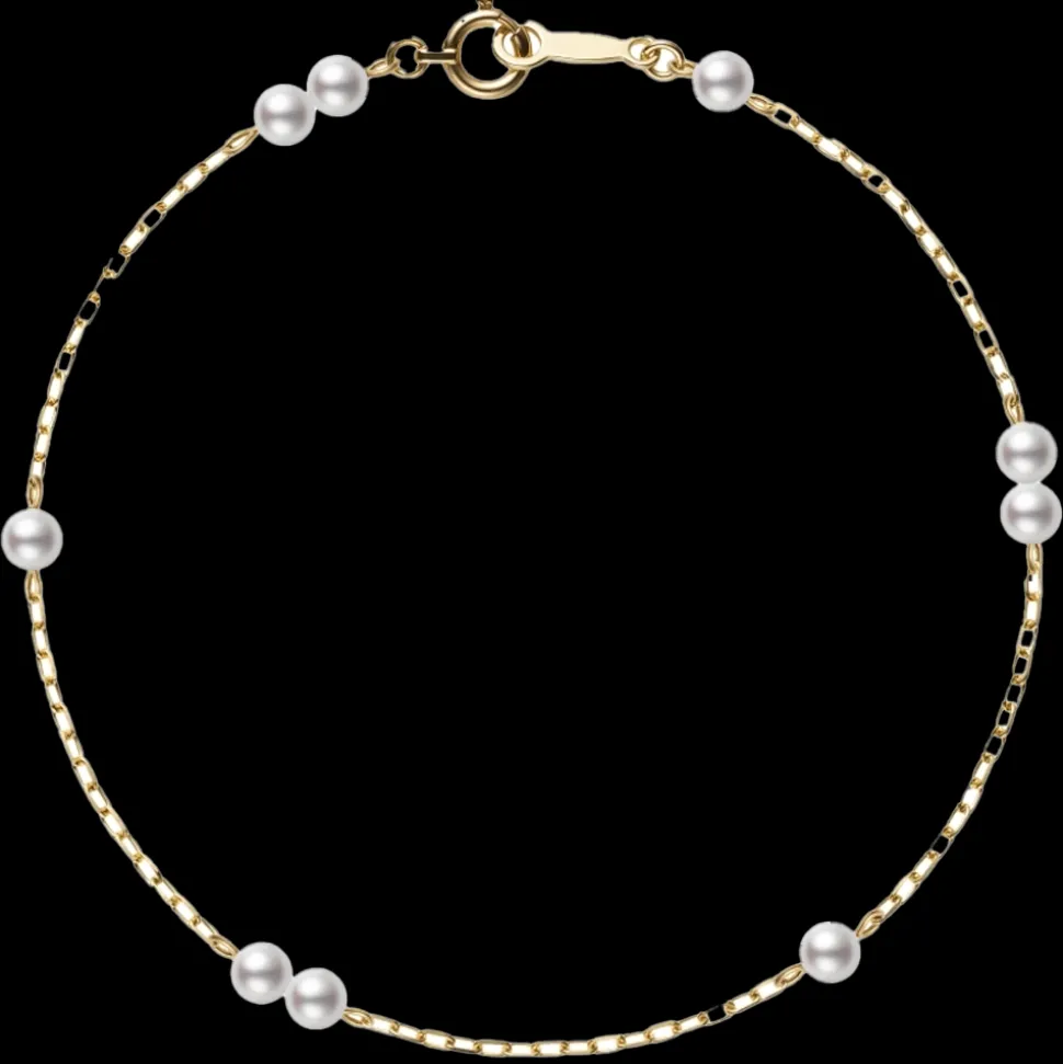 Mikimoto Pearl Chain Bracelet