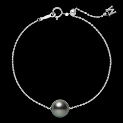 Mikimoto Pearl Chain Bracelet - Black South Sea