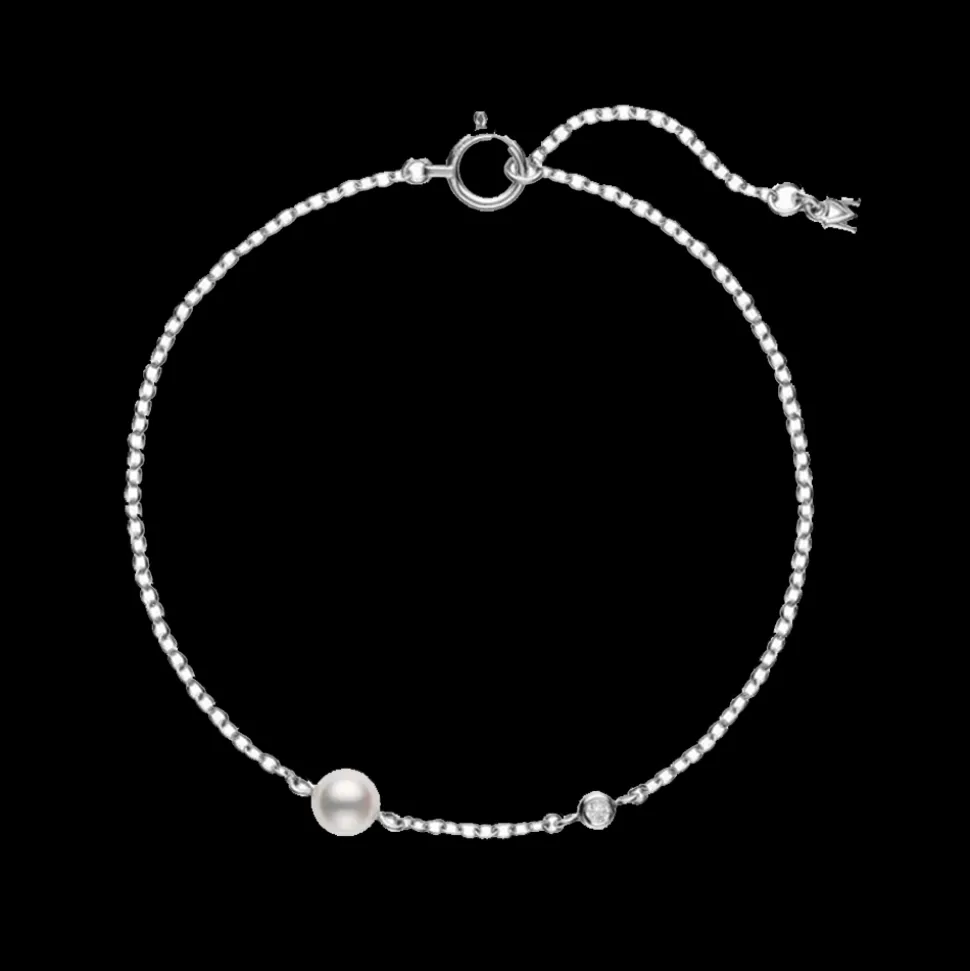 Mikimoto Pearl Chain Bracelet