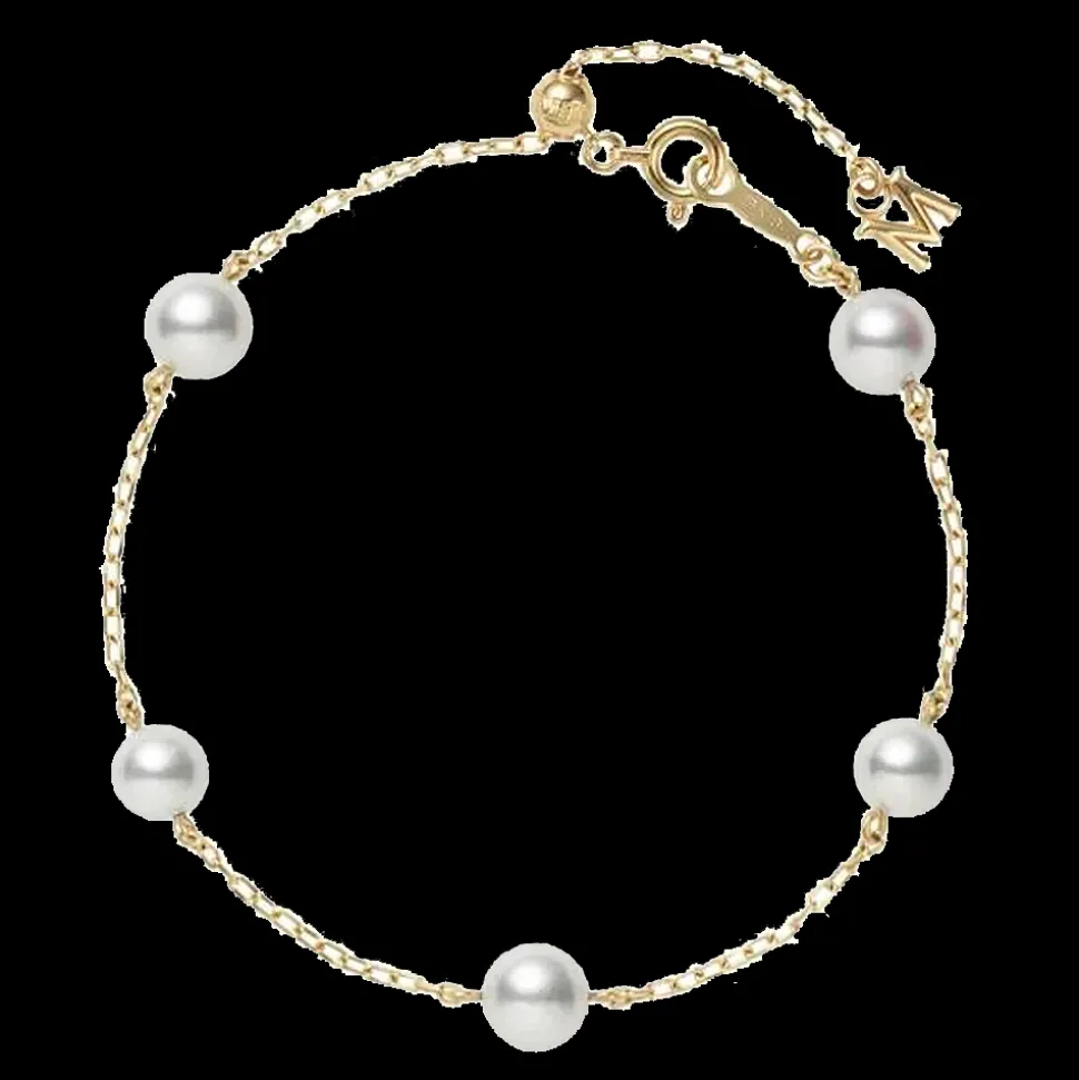 Mikimoto Pearl Chain Bracelet