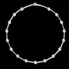 Mikimoto Pearl Chain Necklace Yellow Gold