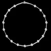 Mikimoto Pearl Chain Necklace White Gold